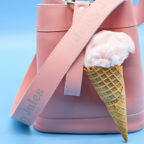 Bubble Gum bag with Pearl logo – Juicy Jules